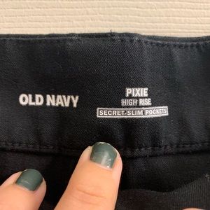 Navy pixie pants